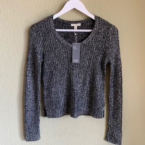NWT EILEEN FISHER Metallic Shimmer Sweater Top